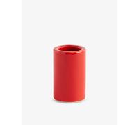 Hay Hay Cylindrical Stoneware Toothbrush Holder Red