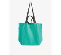 Hay Hay Everyday Logo-Print Cotton Tote Bag Aqua
