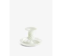Hay Hay Flare Glass Candle Holder 7.5cm Green