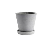HAY Flowerpot Jar With Saucer XL Gray
