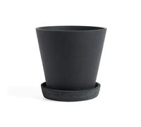 HAY HAY Flowerpot with saucer XXL Ø26 cm Black
