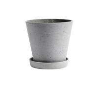 HAY HAY Flowerpot with saucer XXL Ø26 cm Grey