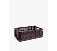 Hay Hay Large Plastic Crate Storage Box Bordeaux