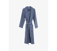 Hay Hay Mono Terry-Cotton Bathrobe S/M Steel Blue S/M