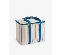 Hay Hay Outdoor Market Striped Woven Cooler Bag Beige With Blue Stripe M