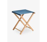 HAY Outdoor Market folding stool Blue-beige