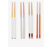 Hay Hay Scholten & Baijings Bamboo and Beechwood Chopsticks Set Of Four Multi