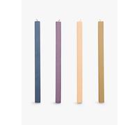 Hay Hay Square Unscented Wax Candles Set Of Four Dark