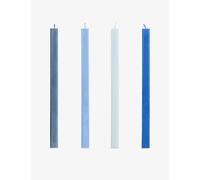 Hay Hay Square Wax Candle Set Of Four Blues