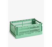 HAY - Colour Crate Storage Box S, 17x26,5 cm, Dark Mint - Dark Mint