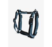 Hay Hay Striped Woven Medium Dog Harness Blue And Black