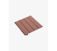 Hay Hay Terrazza Striped Woven Seat Cushion Terracotta Bold Stripe