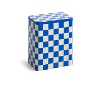 Tin Container Storage Box Blue Hay