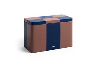 HAY HAY Tin Container medium Brown-midnight blue