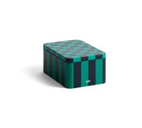 HAY - Tin Container Small, Green/Dark Blue - Green