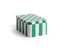 HAY HAY Tin Container small Green-off white