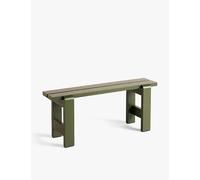Hay Hay Weekday Bench W111 Plank Pinewood Bench 111cm x 45cm Olive Lacquered Pinewood