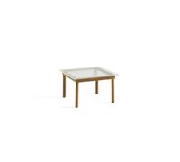 HAY Kofi Coffee Table 60x60 Oak/ Clear Grooved Glass