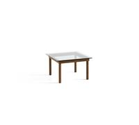 HAY Kofi Coffee Table 60x60 Walnut/ Clear Glass