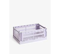 Hay Lavender Colour Stackable Small Recycled-plastic Crate 26cm X 17cm