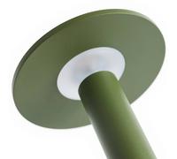 HAY LED rechargeable table lamp HOST PORTABLE, olive green, 22 cm, IP44