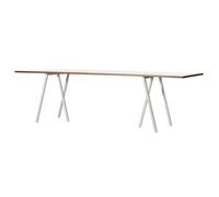 HAY - Loop Stand Table 200 cm, Laminate / White - White