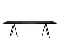 HAY - Loop Stand Table 250 cm, Linoleum / Black - Black