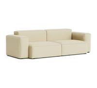 HAY - Mags Soft Low 2.5-seater Sofa Comb. 1, Mode 014 / Beige Stitching - Beige