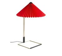 HAY Matin pleated shade table lamp - Red OS