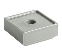 HAY - Mattone Candle Holder 9x9 cm, Light Grey - Light Grey