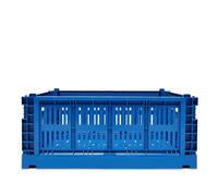 HAY Medium Recycled Colour Crate Electric Blue One Size
