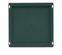 HAY - Colour Crate Plastic Medium Square / Cube Lid, Dark Green - Dark Green