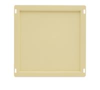 HAY - Colour Crate Plastic Medium Square / Cube Lid, Light Yellow - Light yellow
