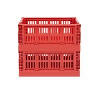 HAY - Colour Crate Storage Boxes Mini 2-pack, Red - Red