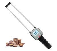 Hay Moisture Meter Portable Backlit Large Screen - ±0.5% High Accuracy, 0~80% Range, Fast Testing For Beans Rice Wheat Corn Soybean