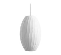 HAY Nelson Bubble Cigar crisscross pendant lamp M Off white