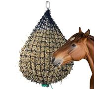 Hay Net for Goat Feeders with Hanging Hook, Hay Feeder Trough for Feeding in Stable Pasture for Livestock Sheep