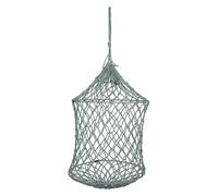 Imperial Riding IRH Comfort Fill Hay Net with Double Ring for Easy Filling, 6 x 6 cm Hole Size, 90 cm Length, Dark Sage Green, 1 Size