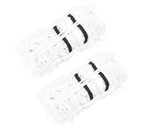 Hay Net Round White 75x75cm PP Slow Feed 45mm Mesh 3mm Cord 2 Pack Weatherproof