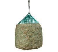 Kerbl Hay Net for Round Bale for Hanging (Mesh Size 4.5 x 4.5 cm, Diameter 150 cm/Height 180 cm, Green, Close-Mesh Feed Net, for Horses, Extension of Feeding Times) 321606