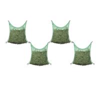 Hay Nets 2 Pack Green 90x60 cm PP Slow-Feed Rectangular 45x45mm 3mm Weatherproof