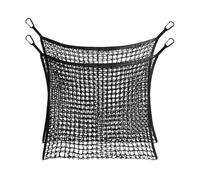 Hay Nets For Horses - 90 x 80 x 4 cm Lightweight Goats Hay Feeder | Weatherproof Large Capacity with Straps | Livestock Slow Feeder Net Bag for Livestock Goats Sheep Trail Rides Stable Transport Farm