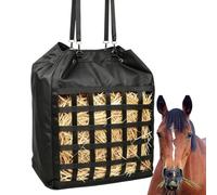 Hay Nets for Horses Slow Feed Large Capacity Oxford Fabric Drawstring Bags | Rugged Cattle Bags Heavy Daily Chewing to Supply Healthy Feed Regularly For Sheep Cows Goats Within 65x54x23cm Stalls