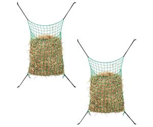 Hay Nets Livestock Feeders Horse Pony Cattle Feeding Bale Feeder PP vidaXL