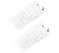 Hay Nets Slow Feed Feeder for Horse 2 pcs Rectangular White PP vidaXL