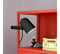HAY Noc Clip clip-on light, dark grey, metal, plug, E14
