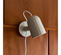 HAY Noc wall lamp, white, metal, plug, E14