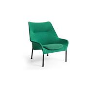 HAY O2 Armchair Soft Green/ Black