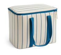 HAY - Outdoor Market Cooler Bag Medium, Beige With Blue Stripe - Multi