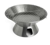 HAY - Outdoor Market Firepit, Stainless Steel - Silver